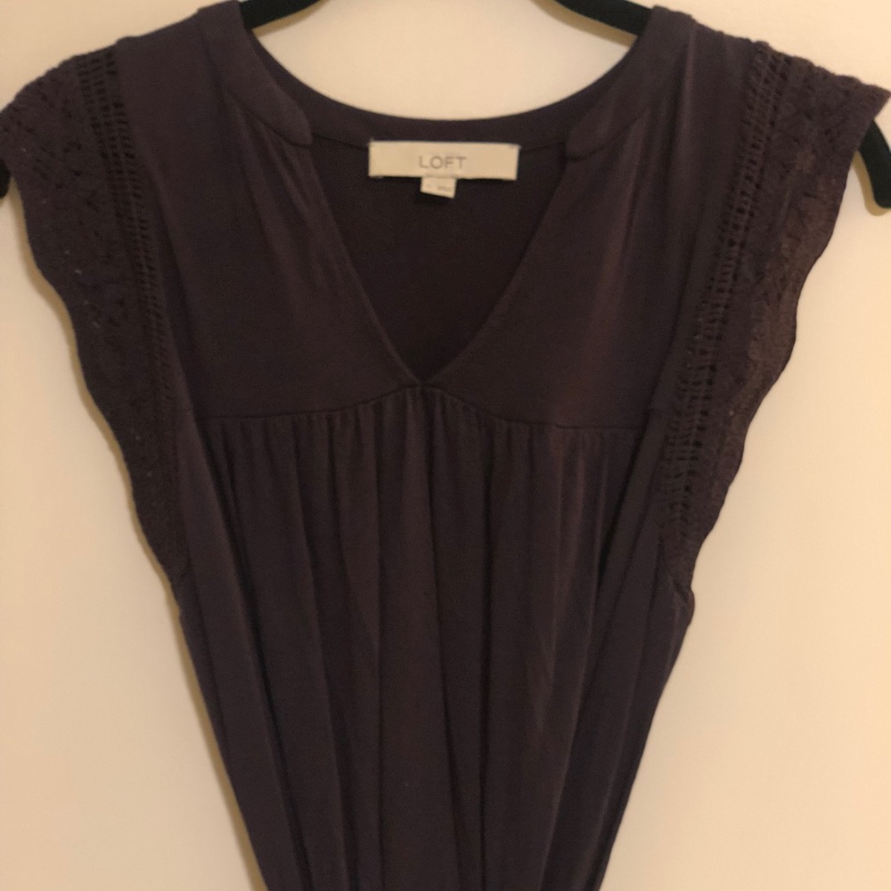 LOFT Sleeveless Tie Wrap Dress